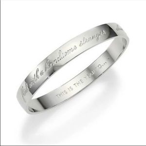 kate spade 'This Is The Year To...' Idiom Bangle Bracelet